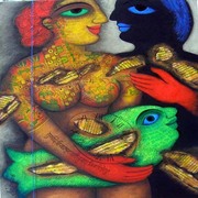 Modern Paintings Affordable Indian Paintings,  Contemporary Indian Art, 