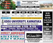 ADMISSION IN BA,  MA,  B.com BBA,  MBA,  BCA,  MCA,  B.LIB,  M.LIB BA JMC,  MA