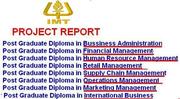 IMT MBA project report Bussiness Administration PGDBA