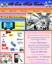 All India 25 crore mobile numbers database. 