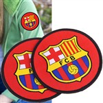 2pcs Futbol Club Barcelona Sign Fabric Sticker Paste Ornament for Clot