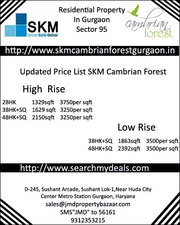 SKM Cambrian Forest Property In Gurgaon Sector 95