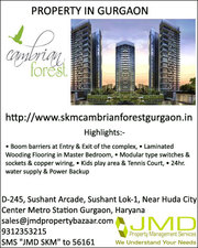 SKM Cambrian Forest 2/3 BHK luxurious Property In Gurgaon