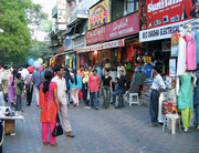Showrooms & shops on rent gaffar market , ajmal khan rd sarojini nagar