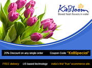 KaBloom India - FREE Flower Bouquet Delivery