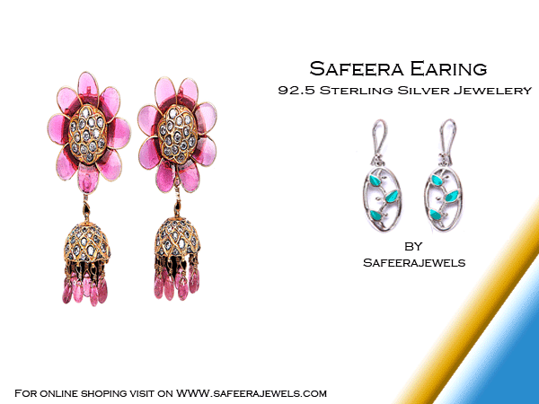 Sturnning designs in sterling Silver by Safeera jewels 