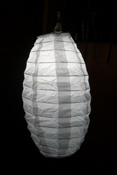 paper lamp round