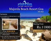 3Nights/4Days holidays in goa for couple at 19560. (1800-103-7225)