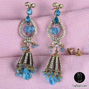 Victorian Design fashion jewellery earrings from TajPearl.com
