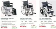 Up-to 50% Discount on Wheelchair & Commode Wheelchair- Healthgenie