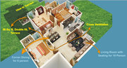 3 BHK flats in Noida Extension for sale at Amrapali La Residentia