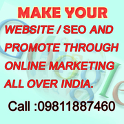 Make your website /SEO and promote through online marketing  (Delhi / 