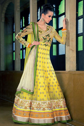 Beautiful Yellow Bridal Salwar Suit