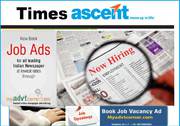 Times Ascent Newspaper – Best for Recruitment Ads