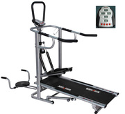 Deemark Ez Track 4 In 1 Manual Treadmill With Twister 