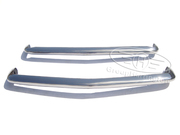 Peugeot 404 C stainless steel bumpers,  brand new