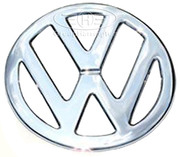 VW Bus Split Screen Stainless Steel Front Badge