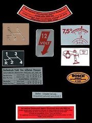 Volkswagen Beetle classic stickers decals OEM quality