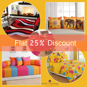 Diwali special!! Flat 25% off on all Home Furnishing Products At Homeb