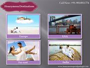 International Honeymoon Packages from Delhi