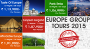 Travel Packages for Europe 2015 from Delhi India