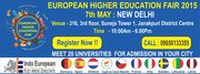 European Higher Education Fair 2015 in Delhi