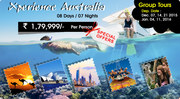 Xperience Australia Group Tour Packages 2015 from Delhi India