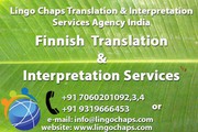 Finnish Translation & Interpretation Services in Delhi