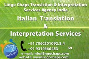 Italian Translation & Interpretation Services in Delhi