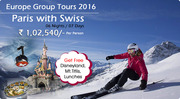 Best Paris Switzerland Group Holidays 2016 from Delhi India