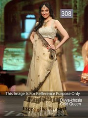 Divya Bollywood Replica Beige Lehenga Beige