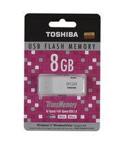 8 GB Toshiba White Pen Drive Only Rs.199 