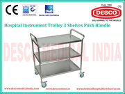 Hospital Instrument Trolley Manufacturer in Delhi | DESCO 