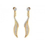 Shop diamond and gold earrings for women at Jewelslane