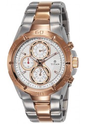 Fashionothon Titan Octane Grey Dial Chronographue Men's Watch 9308KM01
