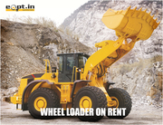 Wheel Loaders construction Equipment for Rent- Eqpt.in