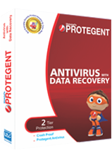 Protegent Antivirus Software with Data Recovery- 1 Year Validity