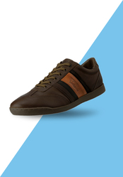 Levis Round Toed Dark Brown Lifestyle Shoes for Men