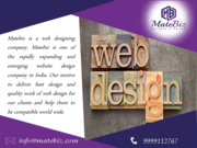 Build A New Website by Web Design Company India