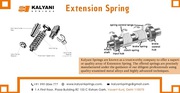 Extension Springs | Wire Forms springs - Kalyani Springs