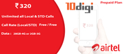 Airtel Postpaid Plans by 10Digi