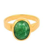 Panchdhatu 3.5 to 10.25 Ratti Emerald Ring (Panna Ring) 