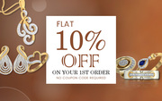 Flat 10% Off on Your 1st Jewellery Order - Jewelslane