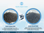 Differences between Shot blasting and Sandblasting - QSC