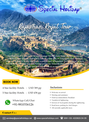 Book Rajasthan Royal Tour Package & Get exciting Deals