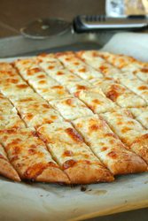 Pasta and Exotic Garlic Bread