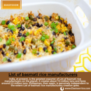 Get the List of basmati rice manufacturers