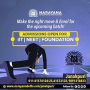 Admissions open for IITJEE, NEET and Foundation Courses at Narayana 