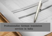 Professionalize German translation services in India