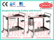 Hospital Dressing and Instrument Trolley Manufacturer India